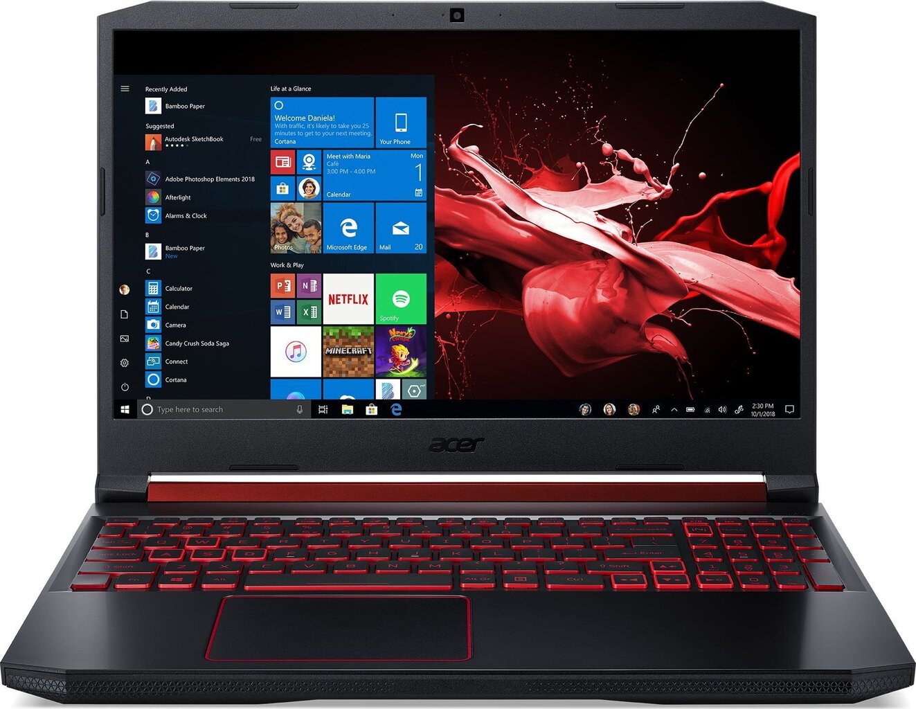 Acer Nitro 5 (NH.Q5AEP.06E) 16 GB RAM/ 512 GB M.2 PCIe/ цена и информация | Nešiojami kompiuteriai | pigu.lt