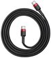 Kabelis Baseus USB Type C Power Delivery 2.0 100W 20V 5A 2m BSU1520REDBLK kaina ir informacija | Laidai telefonams | pigu.lt