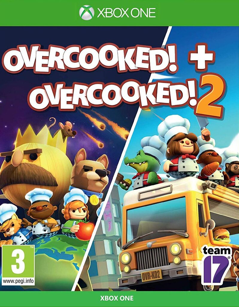 Xbox One Overcooked! + Overcooked! 2 kaina ir informacija | Kompiuteriniai žaidimai | pigu.lt