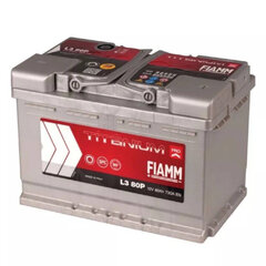 Аккумулятор FIAMM Titanium Pro 80Ah 730A 12 В цена и информация | Аккумуляторы | pigu.lt