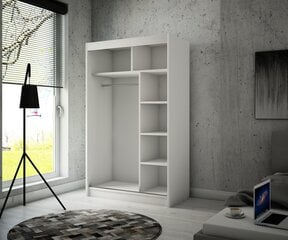 Spinta Adrk Furniture Gilton 120 cm, ąžuolo spalvos kaina ir informacija | Spintos | pigu.lt