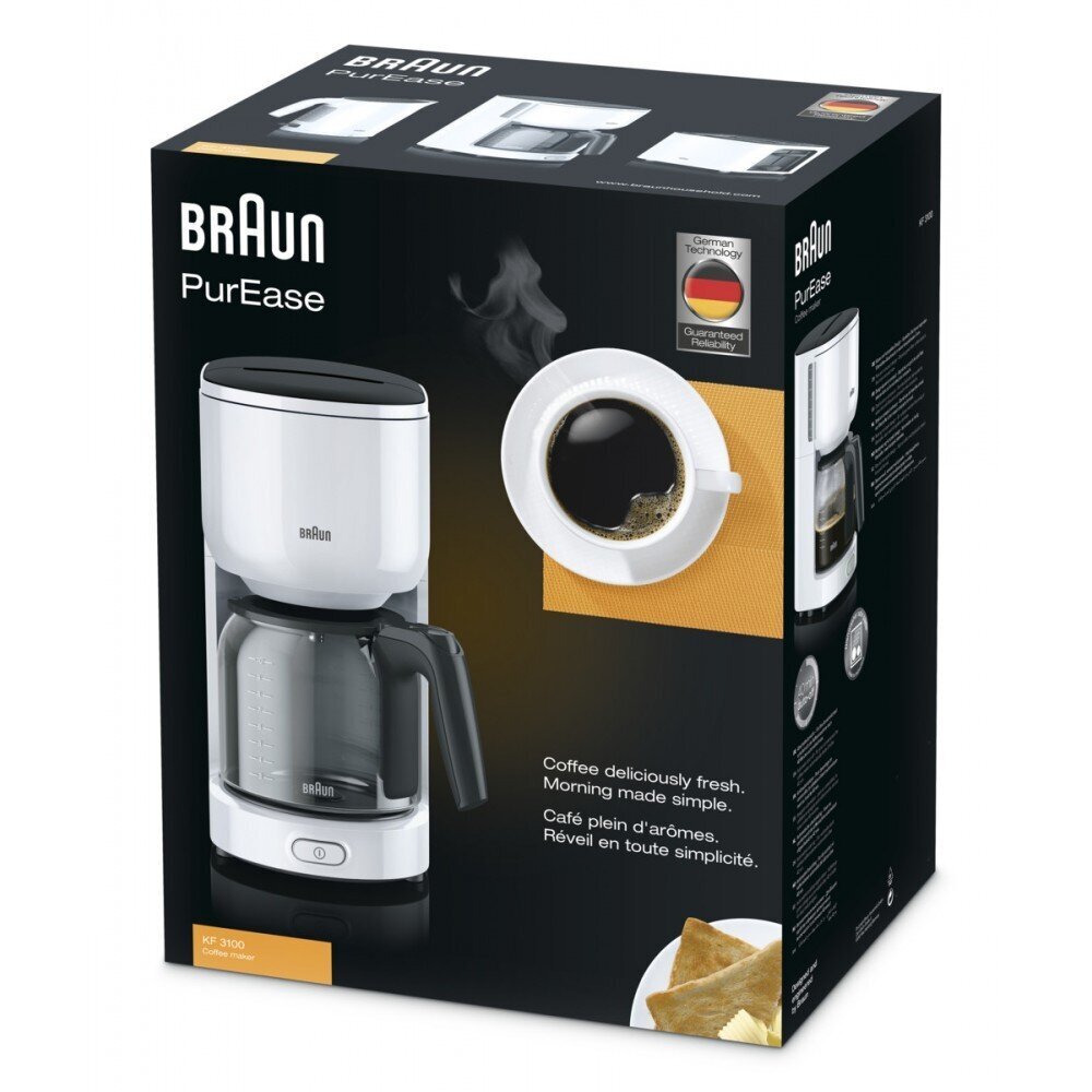 Braun KF 3120 kaina ir informacija | Kavos aparatai | pigu.lt