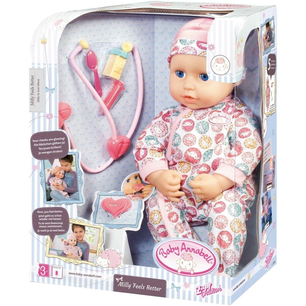 Baby Annabell pas daktarą, 43 cm kaina ir informacija | Žaislai mergaitėms | pigu.lt