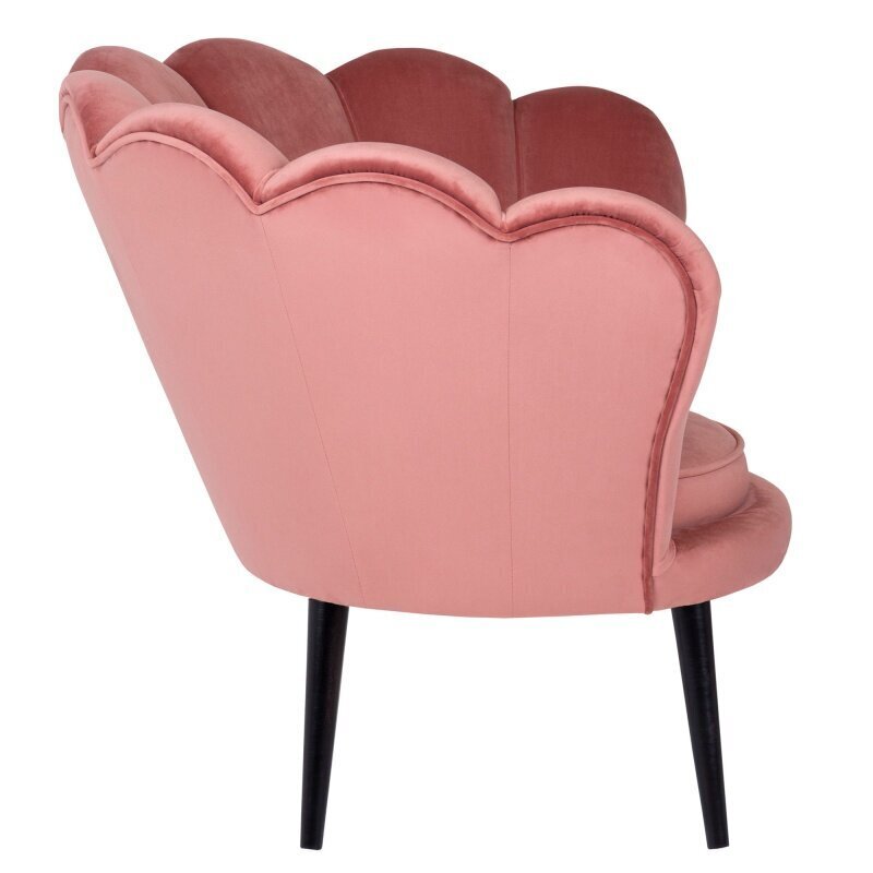 Fotelis TMS Tristan, tamsiai rožinis kaina ir informacija | Svetainės foteliai | pigu.lt