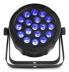 BeamZ SLIMPAR45 Световой эффект 18X 3W 3-IN-1 RGB LEDS DMX цена и информация | Праздничные декорации | pigu.lt