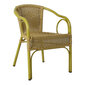 Kėdė Bambus, smėlio spalvos kaina ir informacija | Lauko kėdės, foteliai, pufai | pigu.lt