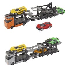 Игровой набор Teamsterz Автоперевозчик с 4 машинками цена и информация | Игрушки для мальчиков | pigu.lt