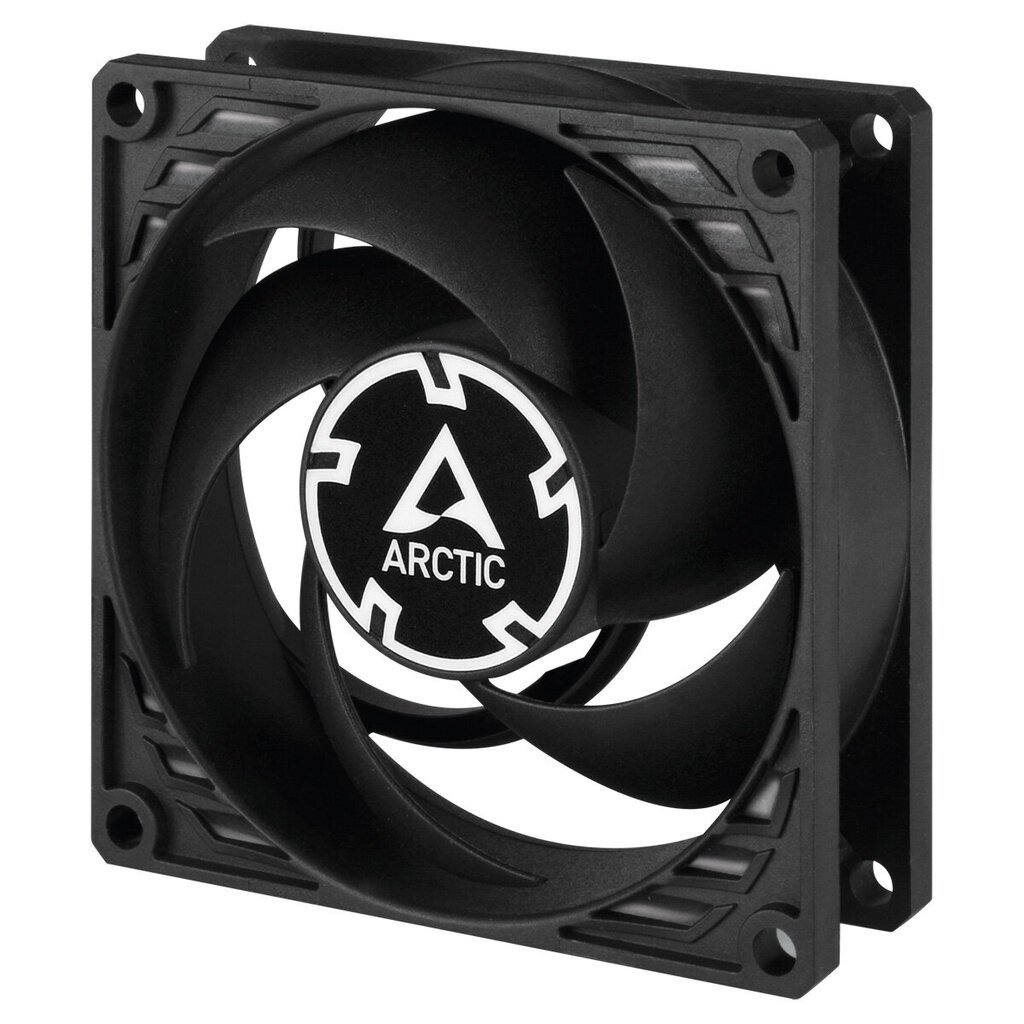 ARCTIC P8 PWM PST korpuso ventiliatorius, 4-pin, 80mm, juodas kaina ir informacija | Kompiuterių ventiliatoriai | pigu.lt