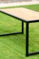 Stalas sodui 148*76 cm, ruda kaina ir informacija | Lauko stalai, staliukai | pigu.lt