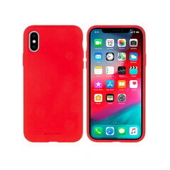 Чехол Mercury Goospery "Silicone Case" Apple iPhone 11 красный цена и информация | Чехлы для телефонов | pigu.lt