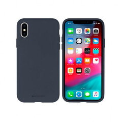 Чехол Mercury Goospery "Silicone Case" Apple iPhone 11 темно синий цена и информация | Чехлы для телефонов | pigu.lt