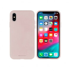 Чехол Mercury Goospery "Silicone Case" Apple iPhone 11 розовый песок цена и информация | Чехлы для телефонов | pigu.lt