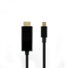 Sbox HDMI-MINI-DP-2, HDMI Mini Dp M/M, 2m kaina ir informacija | Kabeliai ir laidai | pigu.lt