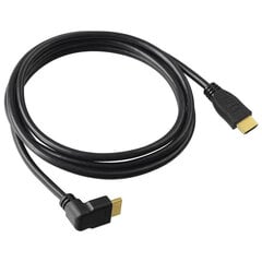 Sbox HDMI-90-15, HDMI - HDMI 1.4 M/M 90, 1.5m kaina ir informacija | Kabeliai ir laidai | pigu.lt