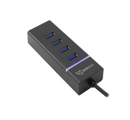 Sbox H-304, 4xUSB kaina ir informacija | Adapteriai, USB šakotuvai | pigu.lt