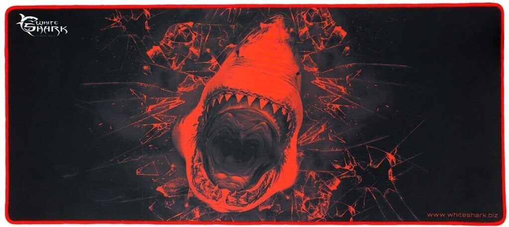 White Shark MP-1899, juoda/raudona kaina ir informacija | Pelės | pigu.lt