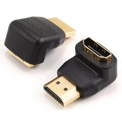 Sbox HDMI M.-&gt;HDMI F.90 AD.HDMI-F/M-90 цена и информация | Адаптеры, USB-разветвители | pigu.lt