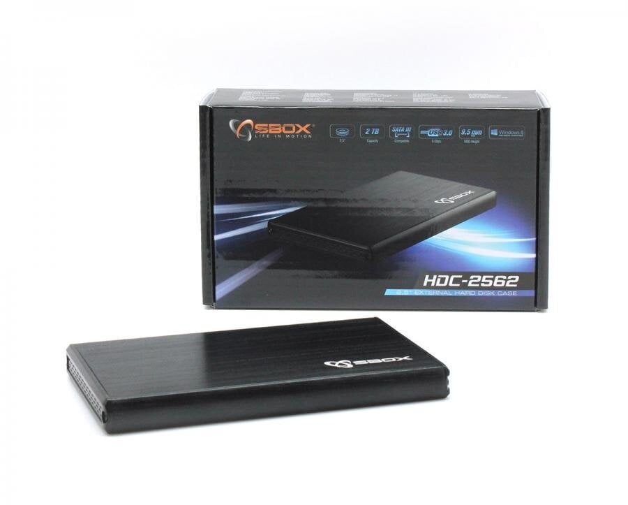 Sbox HDC-2562B kaina ir informacija | Išoriniai kietieji diskai (SSD, HDD) | pigu.lt