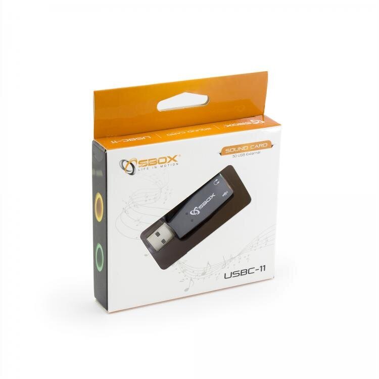 Sbox USB External USBC-11 kaina ir informacija | Adapteriai, USB šakotuvai | pigu.lt