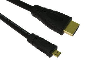 Sbox HDMI - MicroHDMI 1.4 M/M, 2m kaina ir informacija | Kabeliai ir laidai | pigu.lt