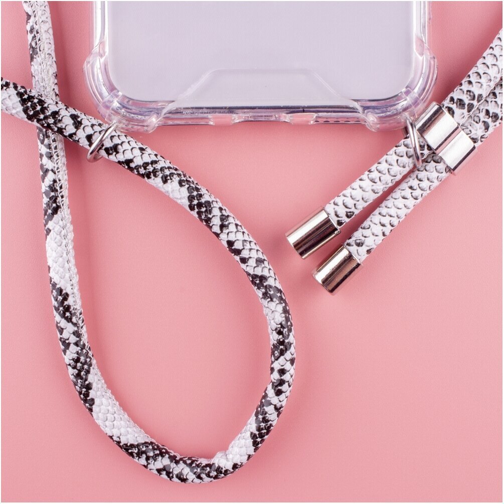 Lookabe Necklace Snake Edition, skirtas iPhone 7/8+, silver snake (loo017) kaina ir informacija | Telefono dėklai | pigu.lt