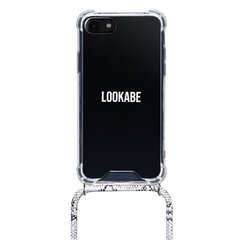Lookabe Necklace Snake Edition, skirtas iPhone 7/8+, silver snake (loo017) цена и информация | Чехлы для телефонов | pigu.lt