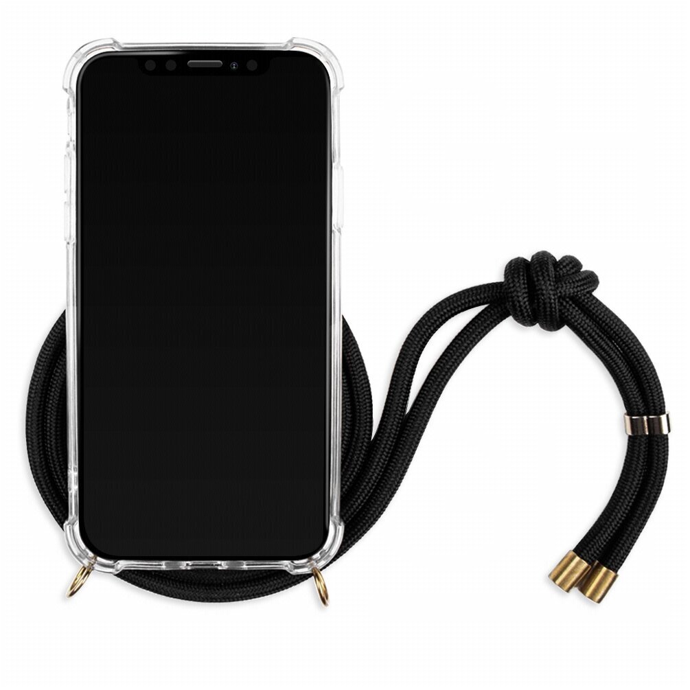Lookabe Necklace, skirtas iPhone Xr, gold black (loo004) kaina ir informacija | Telefono dėklai | pigu.lt