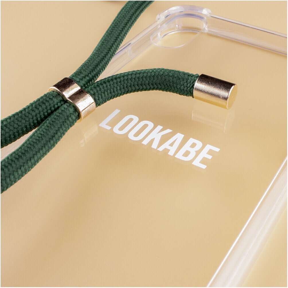 Lookabe Necklace, skirtas iPhone 7/8+, gold green (loo012) kaina ir informacija | Telefono dėklai | pigu.lt