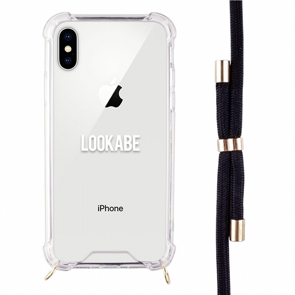 Lookabe Necklace, skirtas iPhone Xs Max, gold black (loo005) цена и информация | Telefono dėklai | pigu.lt