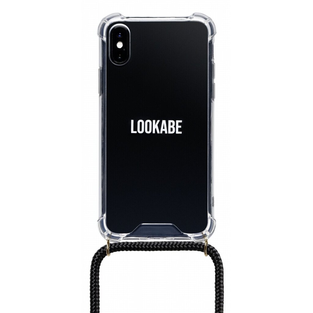 Lookabe Necklace, skirtas iPhone Xs Max, gold black (loo005) kaina ir informacija | Telefono dėklai | pigu.lt