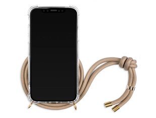 Lookabe Necklace, skaidri iPhone XS, gold nude (loo008) цена и информация | Чехлы для телефонов | pigu.lt