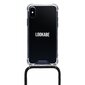 Lookabe Necklace, skirtas iPhone X/Xs, gold black (loo003) kaina ir informacija | Telefono dėklai | pigu.lt