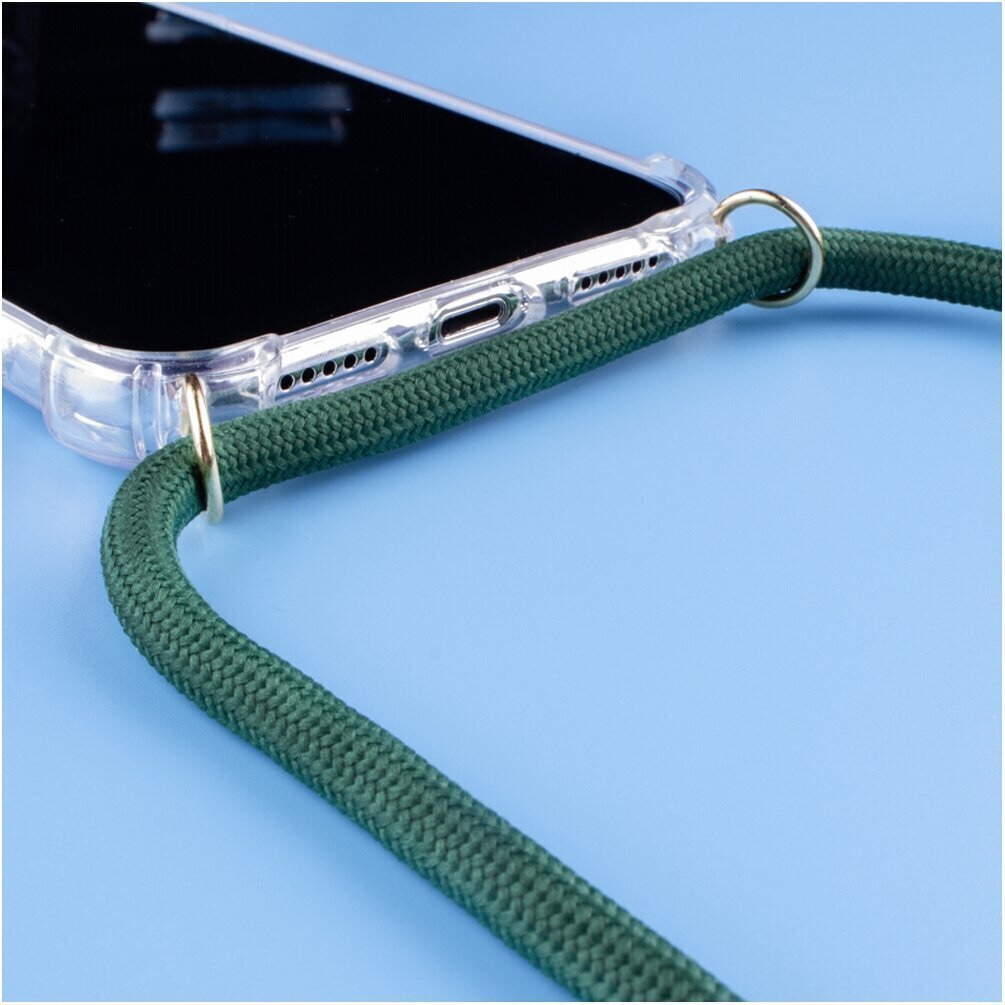 Lookabe Necklace, skirtas iPhone Xr, gold green (loo014) kaina ir informacija | Telefono dėklai | pigu.lt