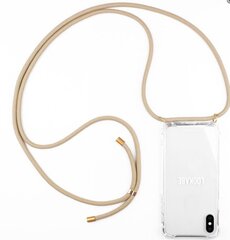 Lookabe Necklace, skirtas iPhone Xs Max, gold nude (loo010) kaina ir informacija | Telefono dėklai | pigu.lt