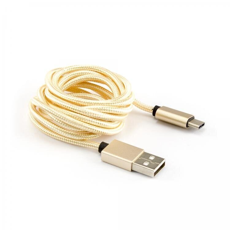 Sbox USB-TYPEC-15G, USB A->Type-C M/M, 1.5m цена и информация | Laidai telefonams | pigu.lt