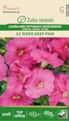 ПЕТУНИИ САДОВЫЕ С БОЛЬШИМИ КОЛЬЦАМИ EZ RIDER DEEP PINK „ŽALIA STOTELĖ” 20 S цена и информация | Семена цветов | pigu.lt