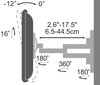 Sbox LCD-2903 19-43” цена и информация | Televizorių laikikliai, tvirtinimai | pigu.lt