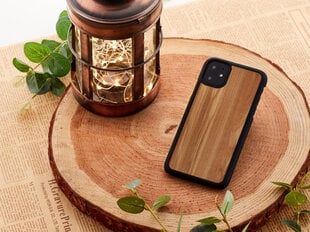 Чехол MAN&WOOD для iPhone XS Max, черный цена и информация | Чехлы для телефонов | pigu.lt