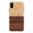 Чехол MAN&WOOD для iPhone XS Max, черный