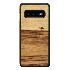 MAN&WOOD SmartPhone case Galaxy S10 terra black цена и информация | Чехлы для телефонов | pigu.lt