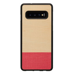 MAN&WOOD SmartPhone case Galaxy S10 miss match black цена и информация | Чехлы для телефонов | pigu.lt