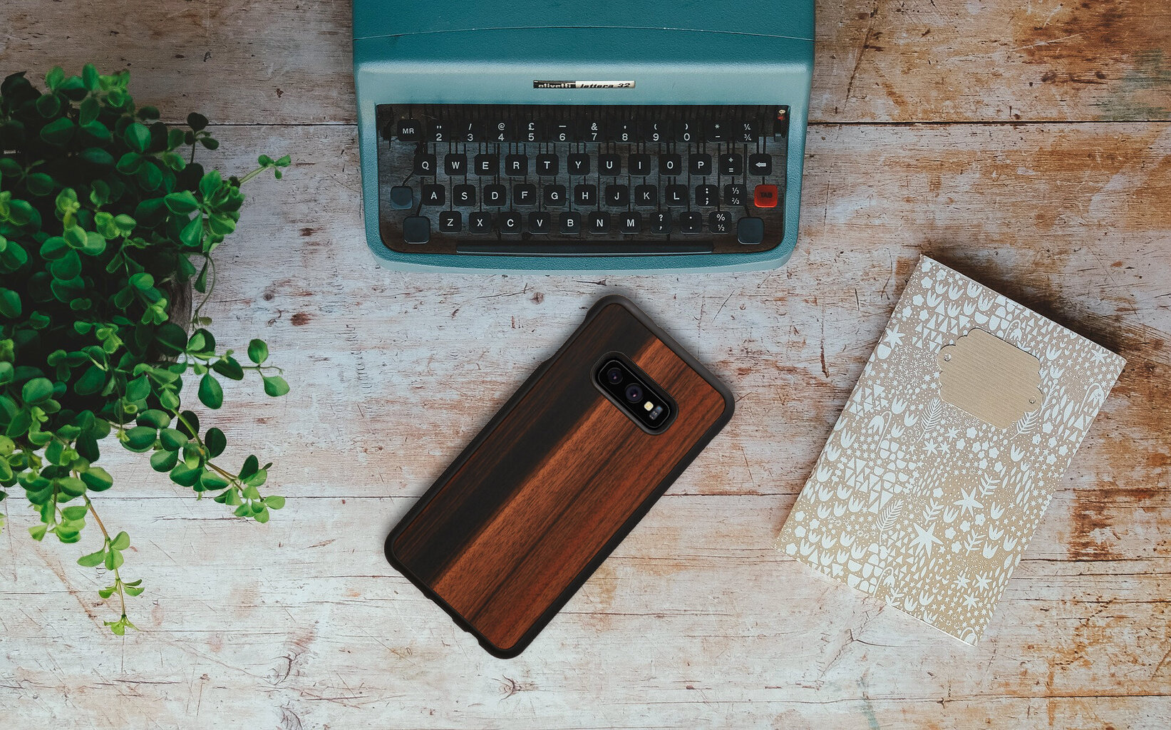 Man&Wood Nugarėlė skirta Samsung Galaxy S10 Lite, Ebony, ruda цена и информация | Telefono dėklai | pigu.lt