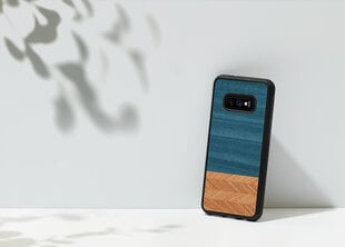 Man&Wood Nugarėlė skirta Samsung Galaxy S10 Lite, Denim, Juoda kaina ir informacija | Telefono dėklai | pigu.lt
