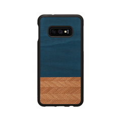 MAN&WOOD SmartPhone case Galaxy S10e denim black цена и информация | Чехлы для телефонов | pigu.lt