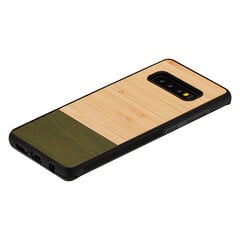 Man&Wood Nugarėlė skirta Samsung Galaxy S10 Plus, Bamboo forest, Juoda kaina ir informacija | Telefono dėklai | pigu.lt