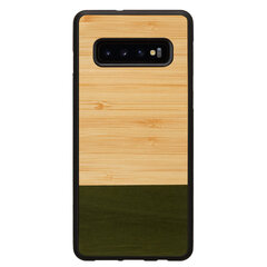 Man&Wood Nugarėlė skirta Samsung Galaxy S10 Plus, Bamboo forest, Juoda kaina ir informacija | Telefono dėklai | pigu.lt