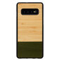 Man&Wood Nugarėlė skirta Samsung Galaxy S10 Plus, Bamboo forest, Juoda цена и информация | Telefono dėklai | pigu.lt