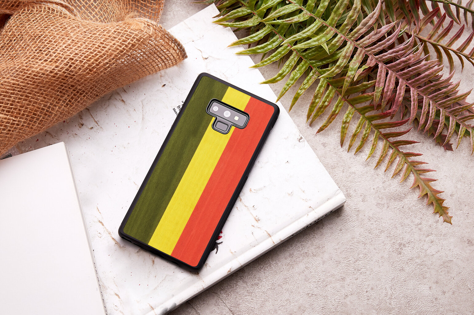 Man&Wood Nugarėlė skirta Samsung Galaxy Note 9, Reggae, įvairių spalvų kaina ir informacija | Telefono dėklai | pigu.lt
