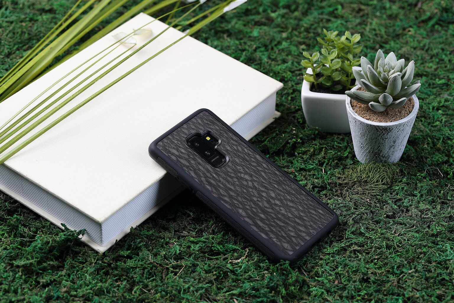 Man&Wood Nugarėlė skirta Samsung Galaxy S9 Plus, Carbalho, Juoda цена и информация | Telefono dėklai | pigu.lt