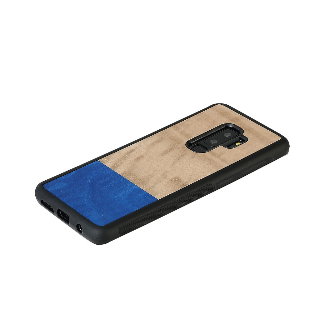 Man&Wood Nugarėlė skirta Samsung Galaxy S9 Plus, Dove, Juoda kaina ir informacija | Telefono dėklai | pigu.lt